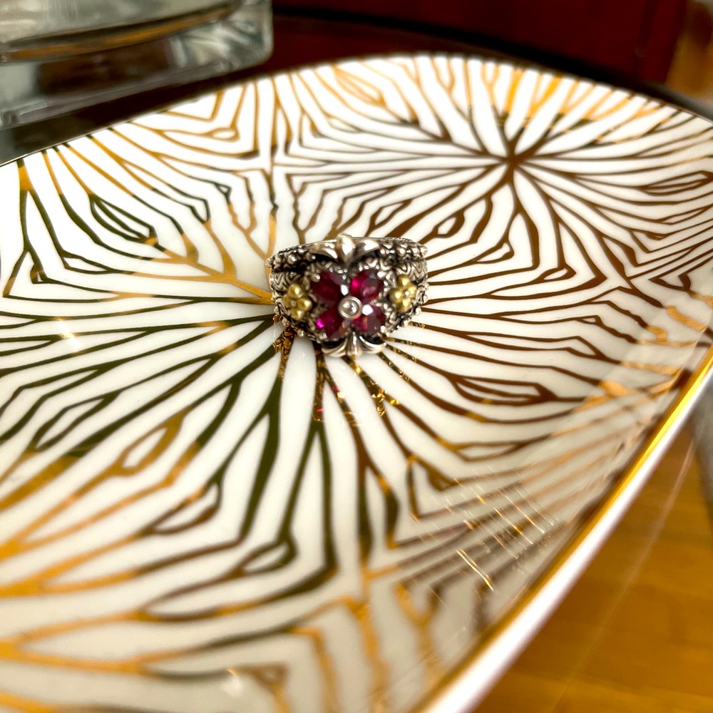 Barbara Bixby Rhodolite Garnet Ring